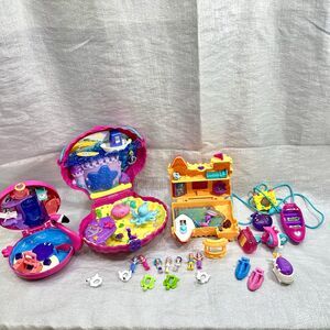 POLLY POCKET Sets Compacts Jewelry Purse LOT of 24 items 2017-2019